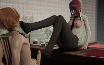 Jav Uncensored - Luscious Makima's Mind-Blowing Fuck Fest With Denji In 3d Sfm Game