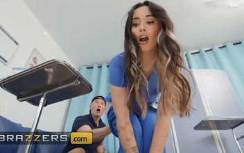 Jav Nurses Aria Lee & Lulu Chu Get Down And Dirty With Lucky Zac In The Exam-Room! - Brazzers